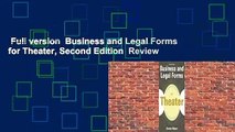 Full version  Business and Legal Forms for Theater, Second Edition  Review