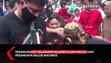 Aaf Klaim Unggul Perolehan Suara Diarak Pakai Tandu