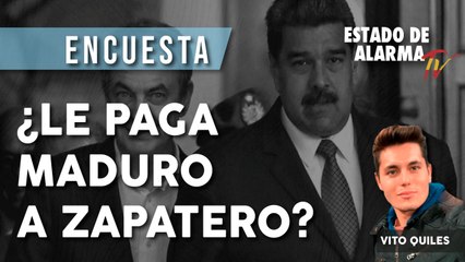 EN DIRECTO | ¿Le PAGA MADURO a ZAPATERO? ENCUESTA con Vito Quiles