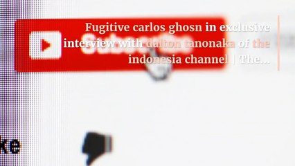 Fugitive carlos ghosn in exclusive interview with dalton tanonaka of the indonesia channel