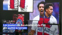 Football/Racisme: Les supporters du PSG réagissent après le match interrompu