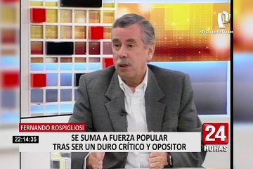 Fernando Rospigliosi evaluaría postular al Congreso de la República