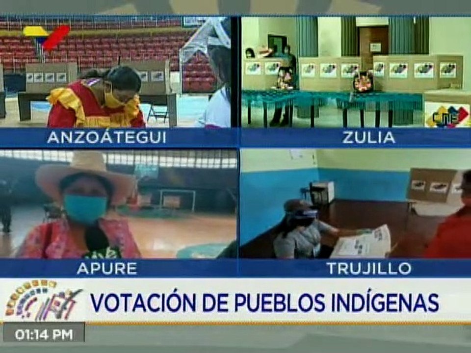 Voceros indígenas del municipio Biruaca en el edo. Apure destacan rapidez del proceso de votación