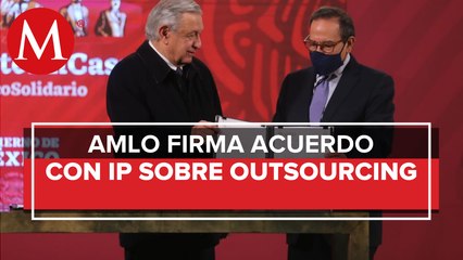 AMLO da revés a iniciativa contra outsourcing; acuerda diálogo con IP
