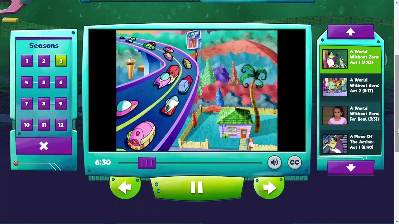 Cyberchase 303 World Without Zero