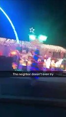 Quand tu ne peux pas rivaliser avec ton voisin pour les décorations de Noël