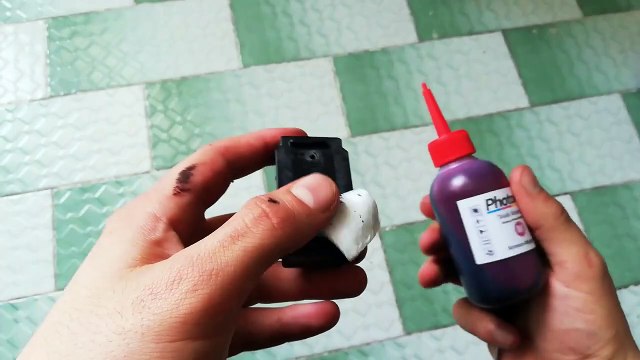 Canon Pixma E414 Kartuş Doldurma işlemi (56-46 Kartuş)