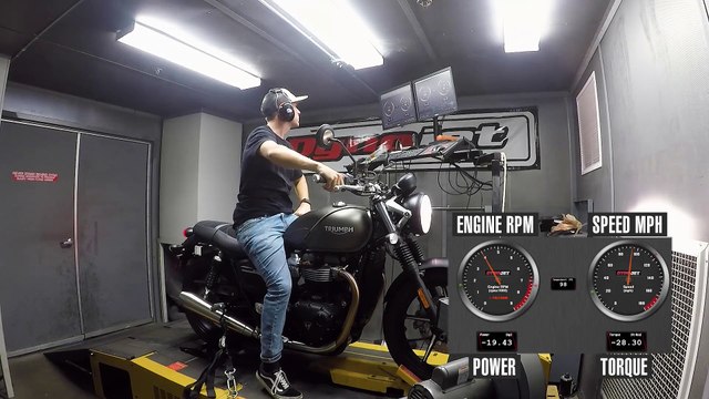 2020 Triumph Street Twin Dyno
