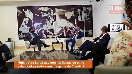 Ministro de Salud advierte las fiestas de patio  están contagiando a mucha gente de Covid-19