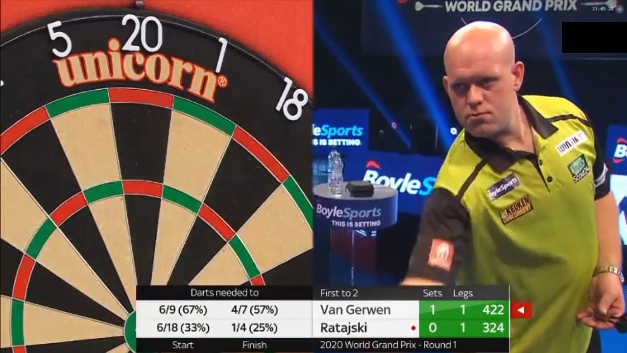 van Gerwen vs Ratajski & Anderson vs Cross - World Grand Prix Darts 2020