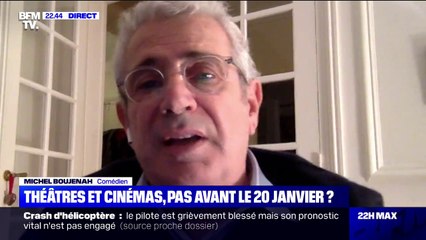Pour Michel Boujenah, repousser à nouveau l'ouverture des théâtres mettrait "en péril une partie de [sa] profession"