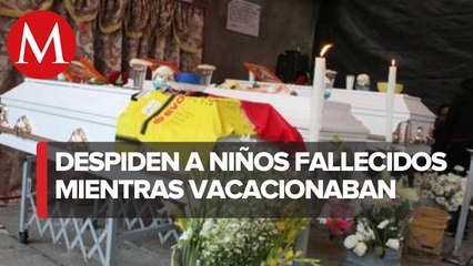 Velan a menores fallecidos en playa de Veracruz