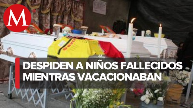 Velan a menores fallecidos en playa de Veracruz