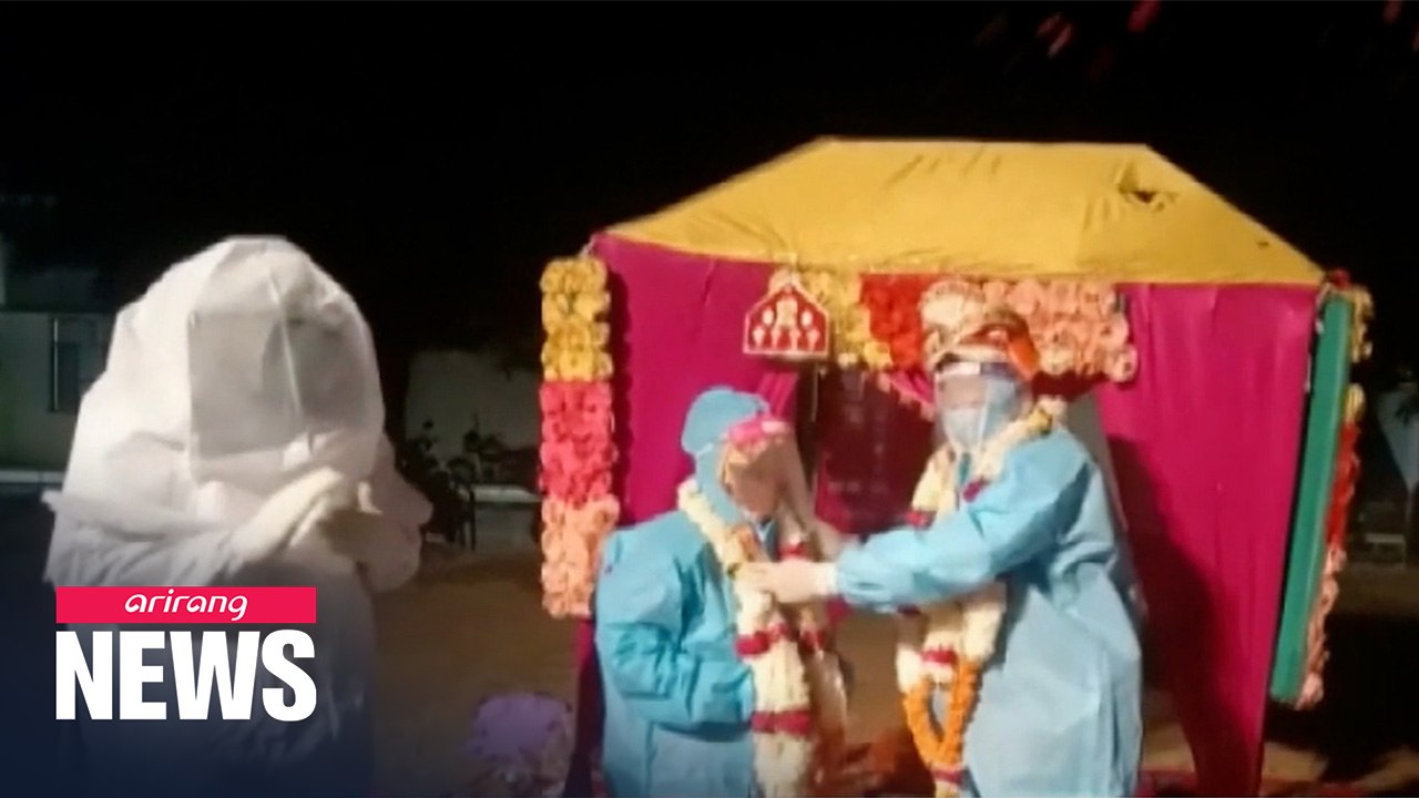 India's couple ties knot in spite of bride testing positive for COVID-19