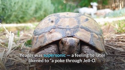 Chuck Yeager first man to break sound barrier has died