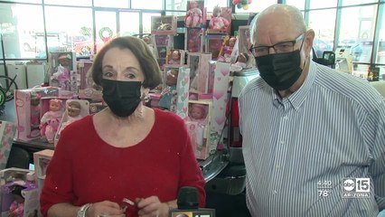 Woman donates more than 100 dolls for Operation Santa Claus