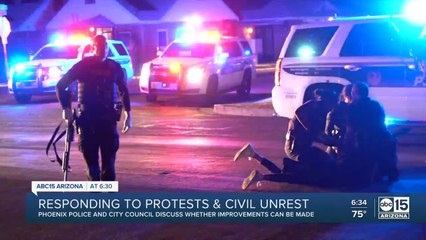 Closer look at how Phoenix police handled protests