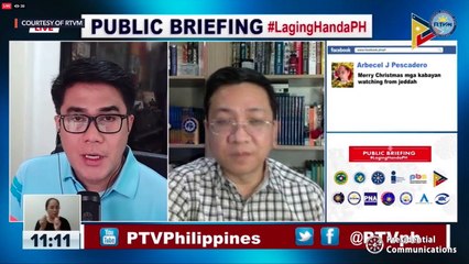 Laging Handa public briefing | Thursday, December 10