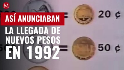 Así anunciaban la llegada de Nuevos pesos en México en 1992; raro comercial se hace viral