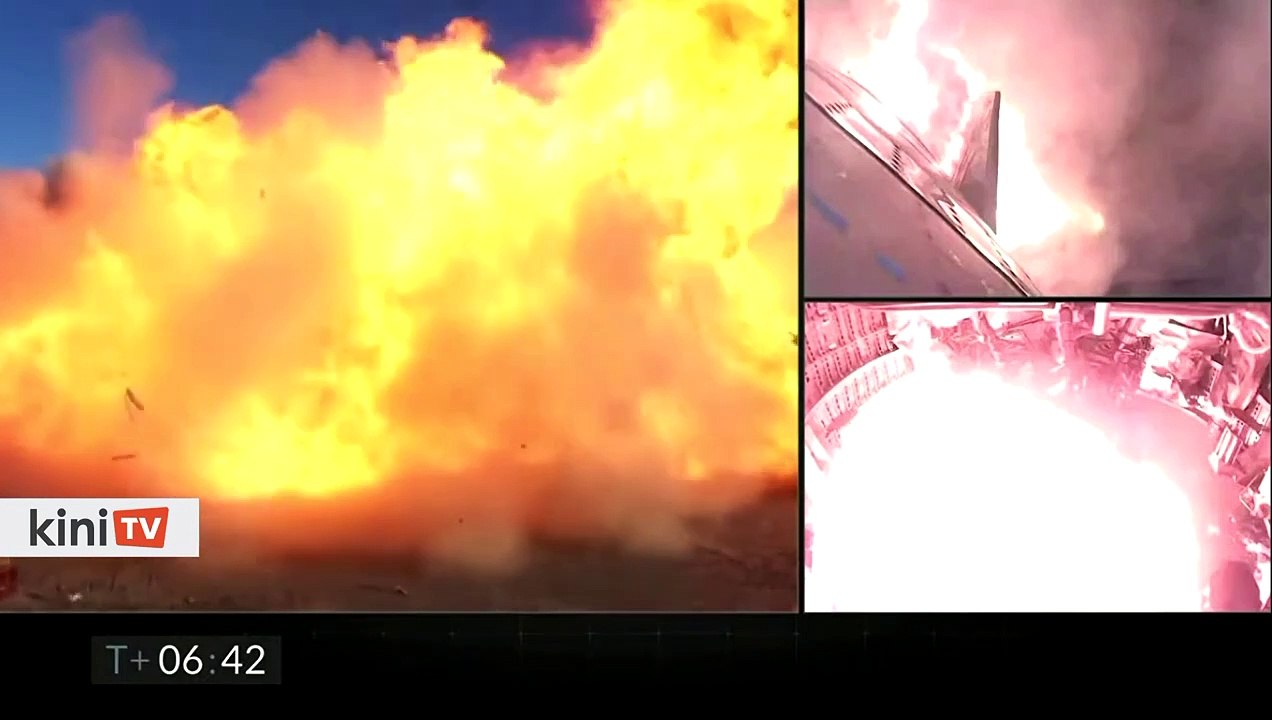 SpaceX's Starship prototype explodes on landing after test launch