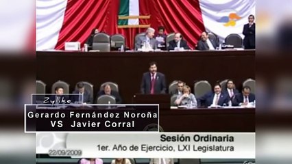 Noroña - Fernández Noroña VS  Javier Corral LOW