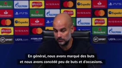 Groupe C - Guardiola : "Une bonne performance sur tous nos matches"