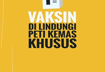 Motiongrafis : Vaksin Dilindungi Peti Kemas Khusus