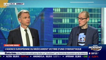 Culture Geek : L'Agence européenne des médicaments victime d'une cyberattaque, par Anthony Morel - 10/12