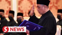 Saarani Mohamad sworn in as Perak MB