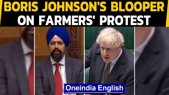 Boris Johnson blooper on India's farmers' protest: Watch | Oneindia News