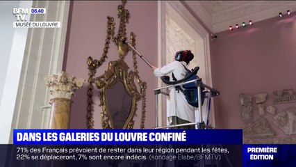 Immersion dans les galeries du Louvre en plein confinement
