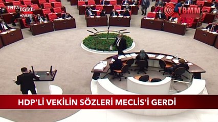 HDP'li Vekilin Sözleri Meclis'i Gerdi