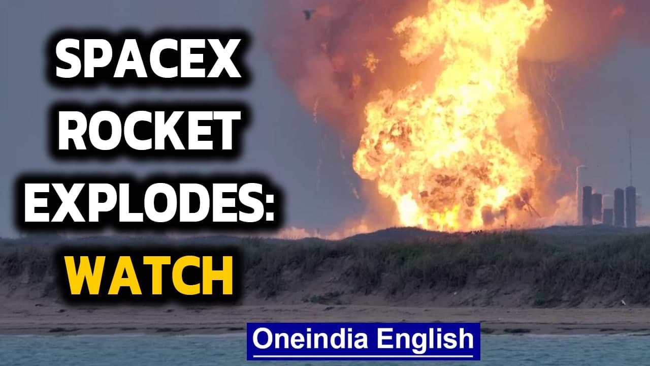 SpaceX Starship rocket explodes | Elon Musk hai...