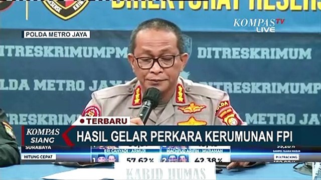 Rizieq Shihab dan Panitia Acara Ditetapkan Sebagai Tersangka Kasus Kerumunan di Petamburan