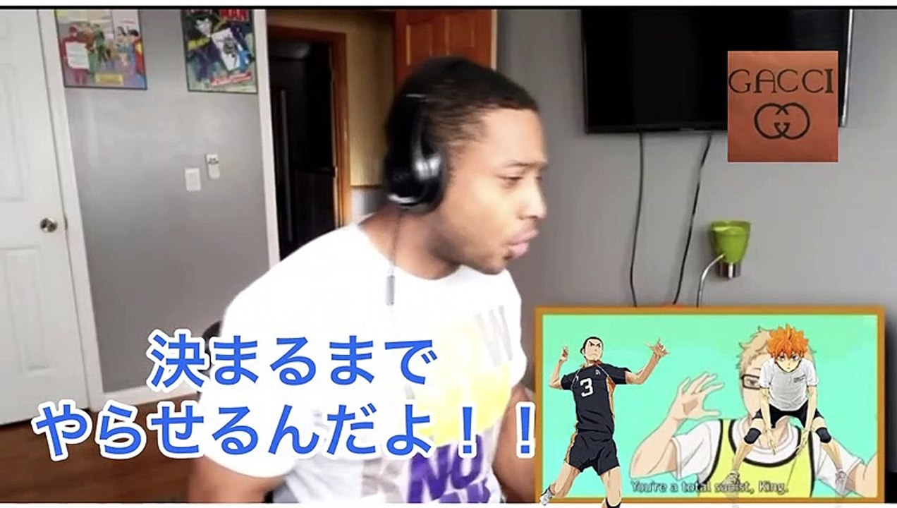ハイキュー　旭の復活劇に歓喜　Haikyuu Japanese Anime Reaction
