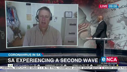 SA experiencing COVID-19 second wave
