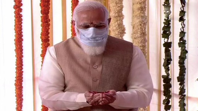 PM Modi lays foundation stone of New Parliament Building