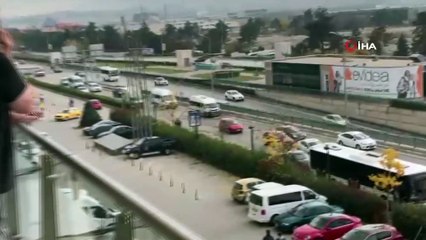 Bursa'da nefes kesen takip...Polis kaçan hırsızı böyle yakaladı