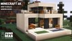 ⛏️Minecraft 4K - Small Modern House Tutorial ｜How to Build in Minecraft  (#159)