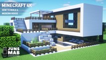 ⛏️A real architect's building houses in Minecraft tutorial _ Modern House #158