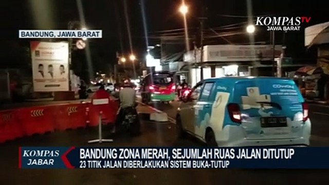 23 Jalan di Kota Bandung Buka-Tutup Hingga 22 Desember