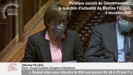 Martine Filleul : question d'actualité du 9 décembre 2020