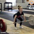 La “fille de 7 ans la plus forte du monde” peut soulever 80 kg !