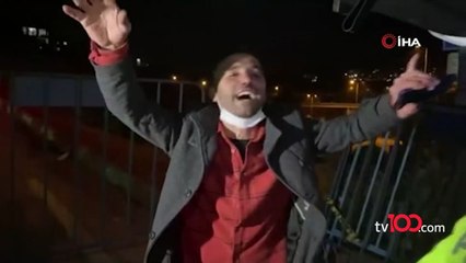 Ceza yiyen alkollü sürücü, "Herkes yanlışını bilecek" dedi, türkü söyleyip oynadı!