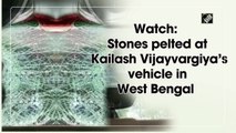 Stones pelted at Kailash Vijayvargiya’s vehicle in West Bengal