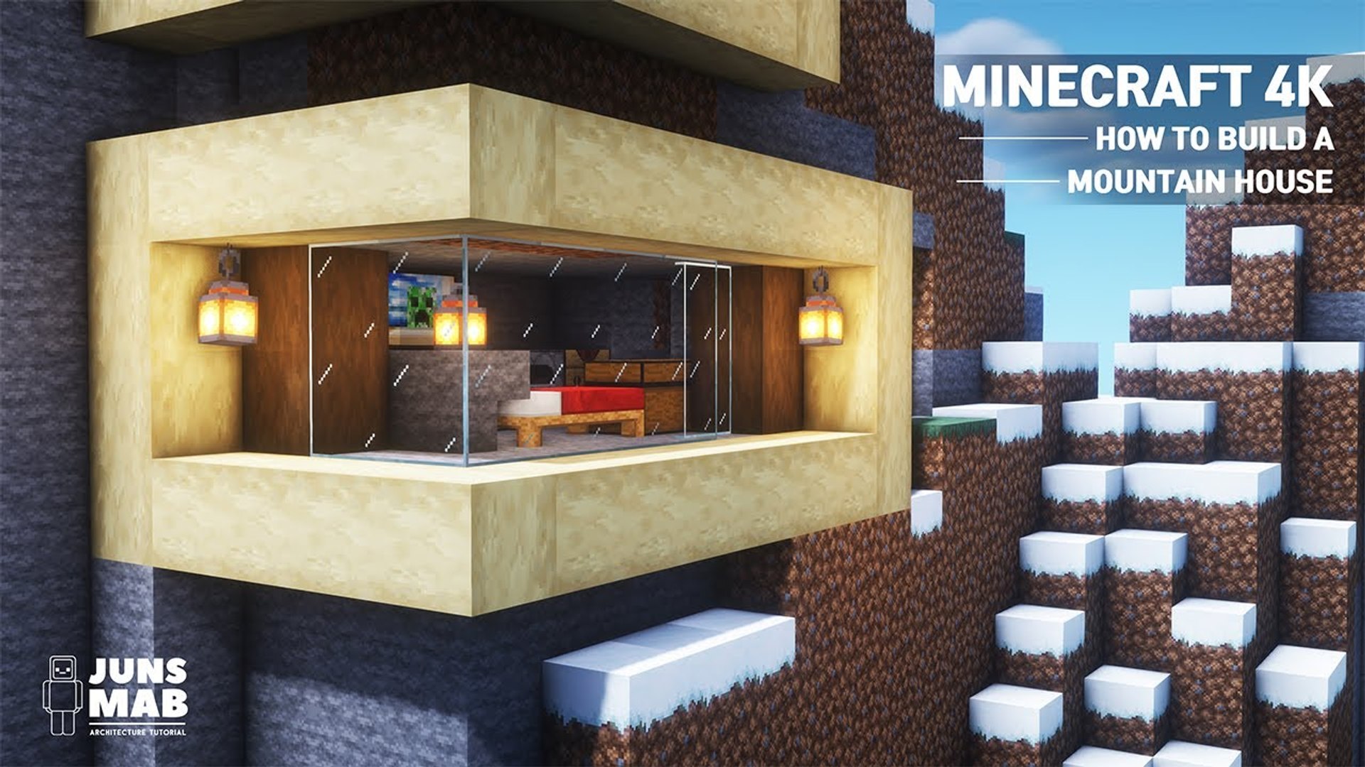 Minecraft  How to Build a Medieval Mountain House 