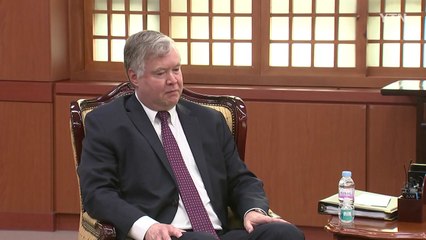 비건 "북한에 조속한 대화 재개 강력히 촉구" / YTN