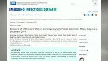 El coronavirus circulaba en Italia desde noviembre de 2019
