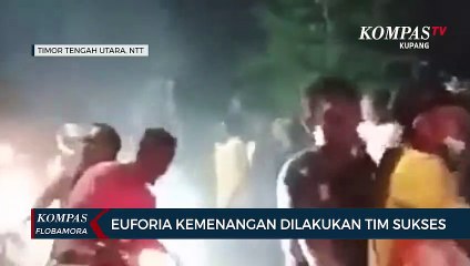 Euforia Kemenangan Tim Sukses Usai Perhitungan di TPS