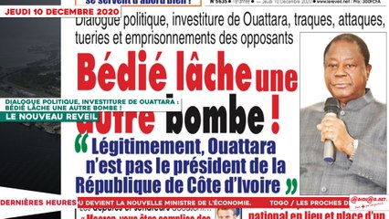Le Titrologue du 10 Décembre 2020 -Dialogue politique, investiture de Ouattara - Bédié lâche une autre bombe !